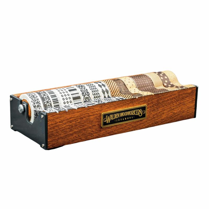 Galen Leather Wooden Multi Washi Tape Dispenser