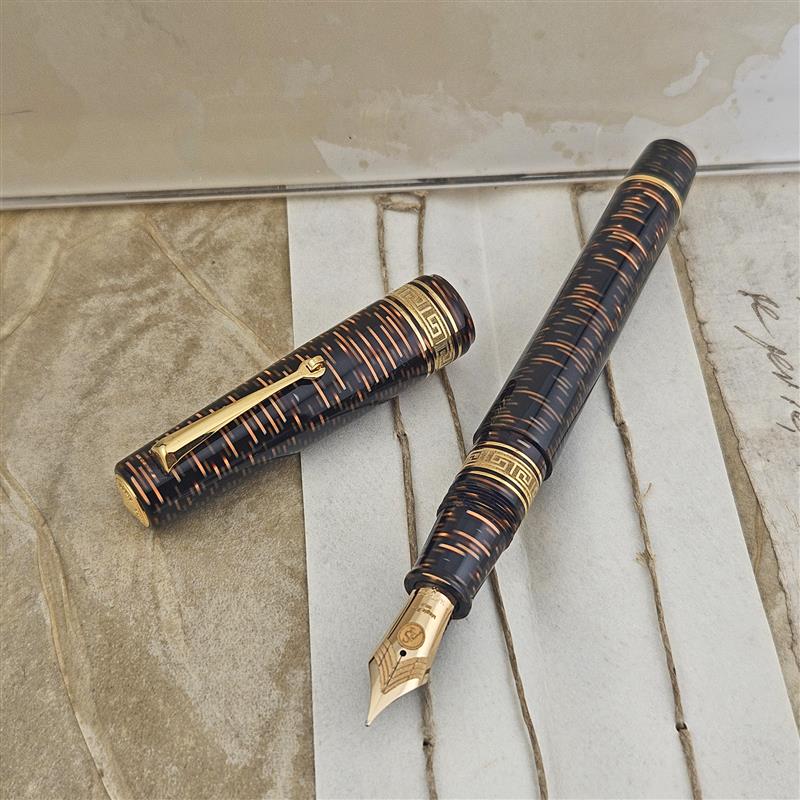 ASC Bologna Extra Bronze Skyscraper Fountain Pen - Stilografica