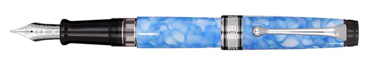 Aurora Optima 365 Celeste Fountain Pen - Stilografica