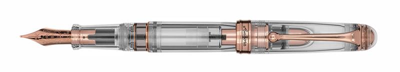 Aurora 8 "88" Rose Gold Demonstrator Fountain Pen - Stilografica
