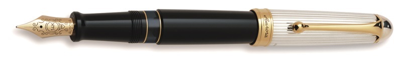 Aurora 88 BIG mod 803 Silver Cap -Fountain Pen - Penna Stilografica