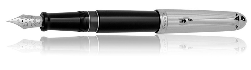 Aurora 88 BIG mod 806 Chrome Cap - Fountain Pen - Penna Stilografica