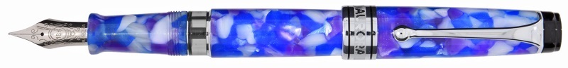 Aurora Caleidoscopio Luce Blu Fountain Pen - Stilografica
