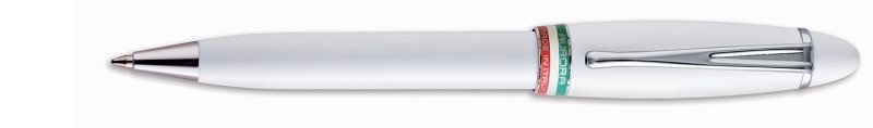 Aurora Ipsilon Italia (B37-W) White Ballpoint Pen - Sfera