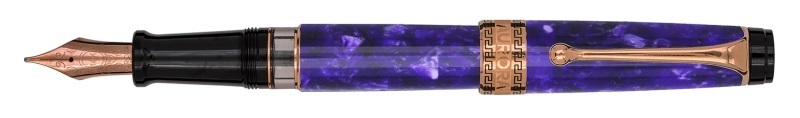 Aurora Optima 996-VL Violet Fountain Pen - Stilografica