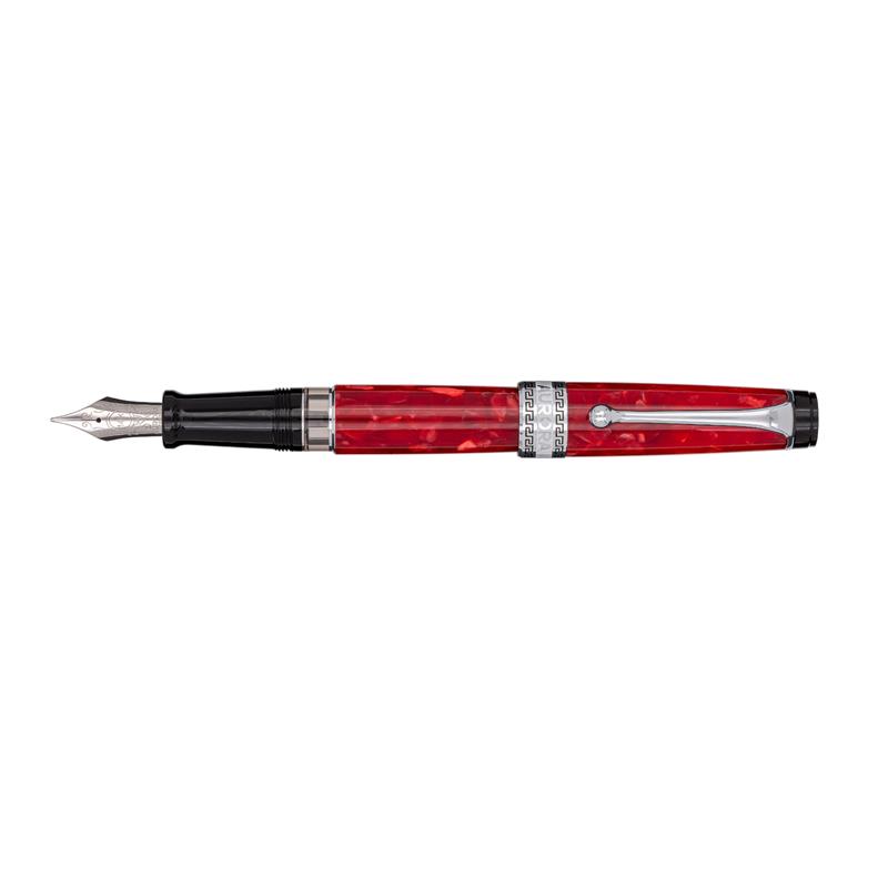 Aurora Optima 996-CR Red HT Fountain pen - Stilografica