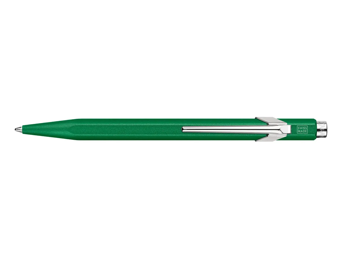 Caran d'Ache 849 COLORMAT X Green Ballpoint Pen - Sfera