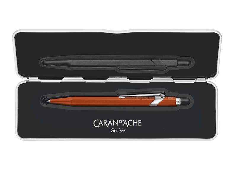 Caran d'Ache 849 COLORMAT X Orange with BOX Ballpoint Pen - Sfera