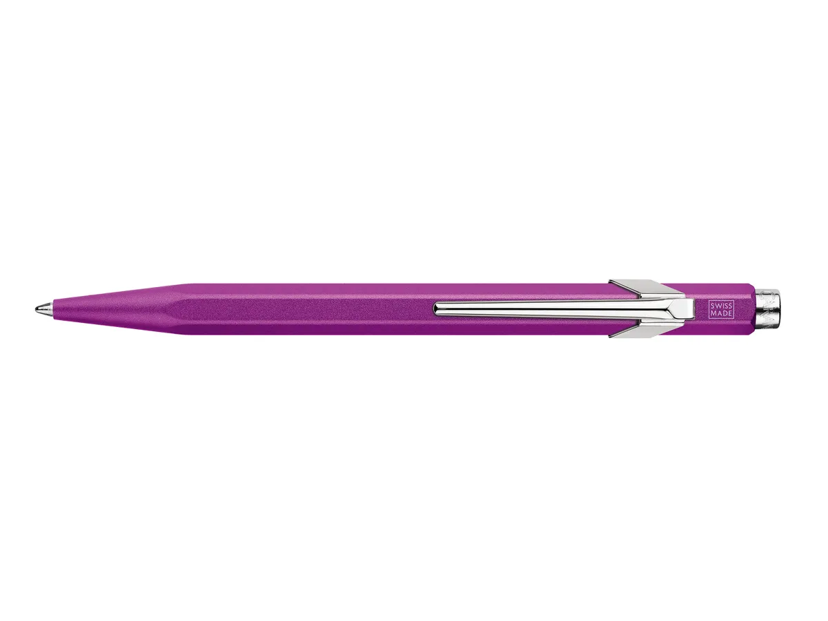 Caran d'Ache 849 COLORMAT X Violet with BOX Ballpoint Pen - Sfera