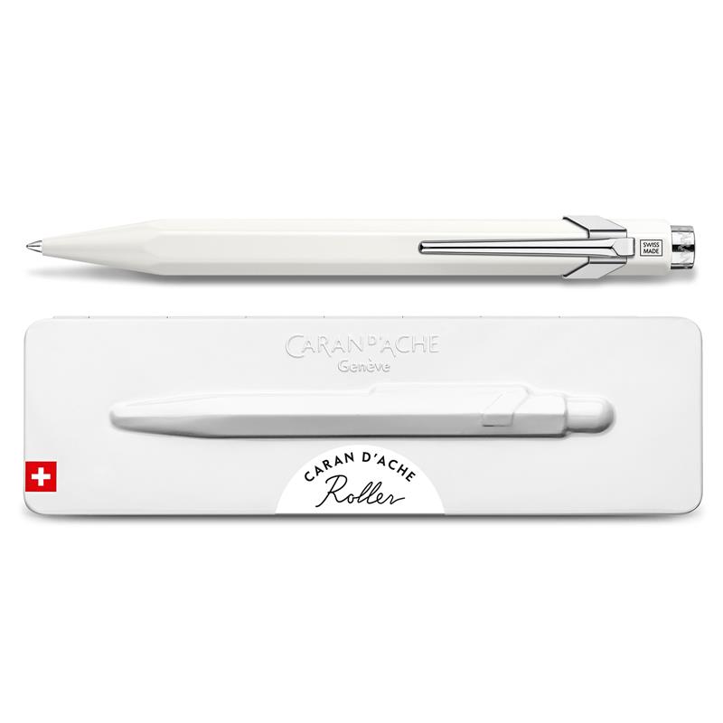 Caran d'Ache 849 White Roller