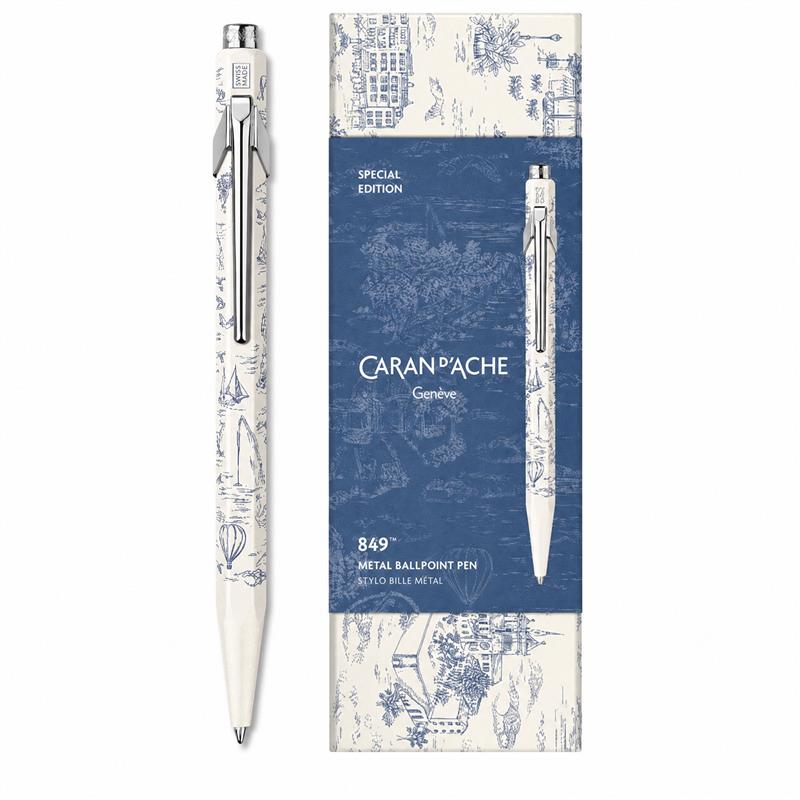 Caran d'Ache 849 Toile de Jouy Beige Ballpoint Pen - Sfera