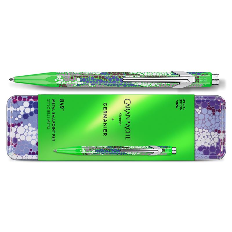Caran d'Ache-849 Germanier Green Ballpoint Pen - Sfera 