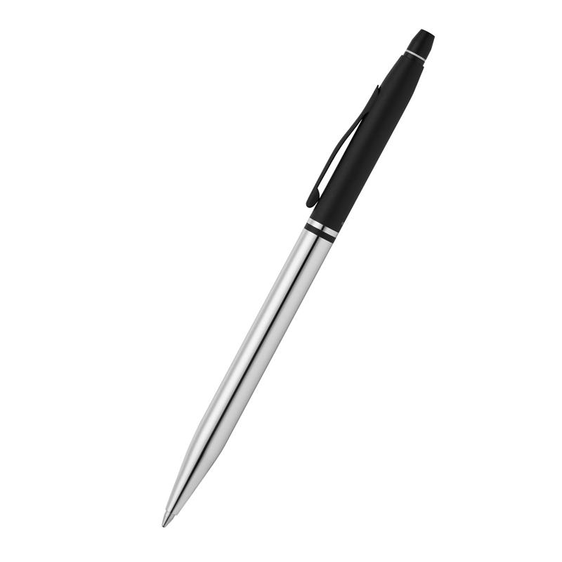 Cross Click TUXEDO Satin Metallic Chrome Ballpoint Pen - Sfera