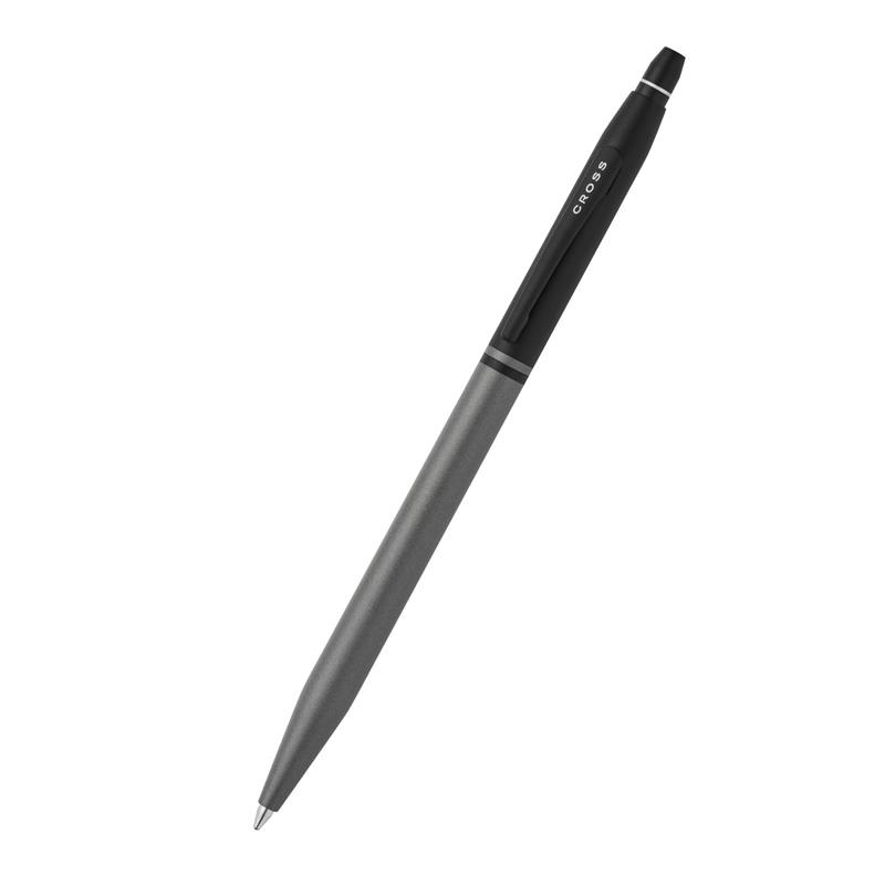 Cross Click TUXEDO Satin Metallic Grey Ballpoint Pen - Sfera