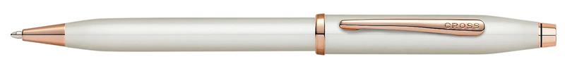 Cross Century II Pearlescent White Lacquer Ballpoint - Sfera