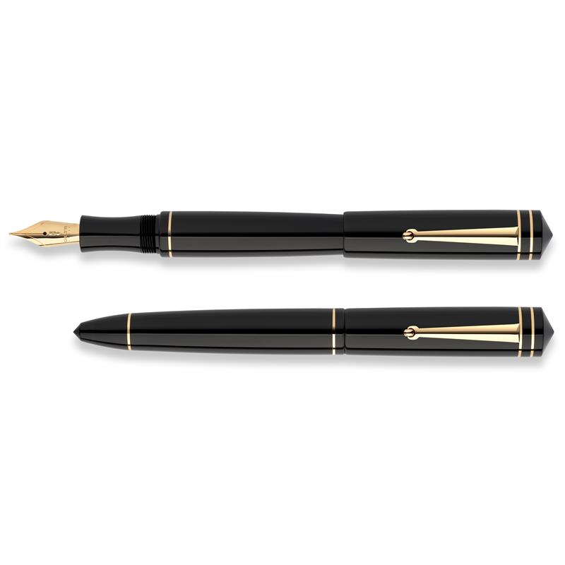 Delta Write Balance Black GT Fountain Pen - Stilografica