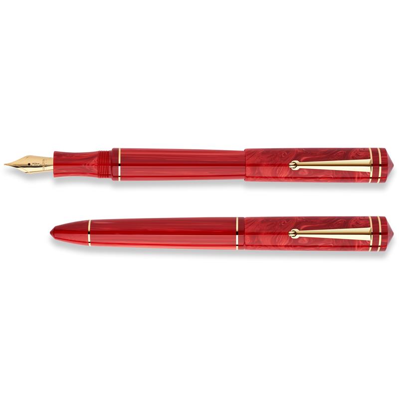 Delta Write Balance Red GT Fountain Pen - Stilografica