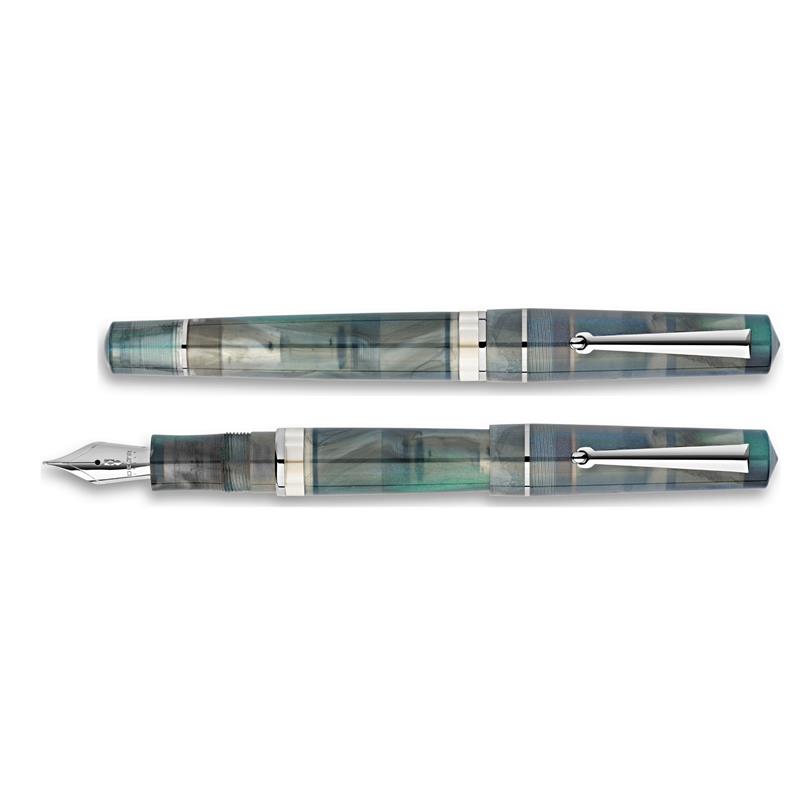 Delta Dune Collection Zephir ST (Finitura Acciaio) Fountain Pen - Stilografica