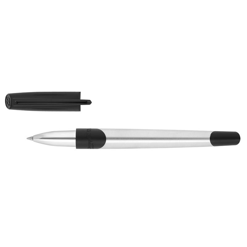 S.T. Dupont DEFI Millennium Brushed Chrome Black Roller