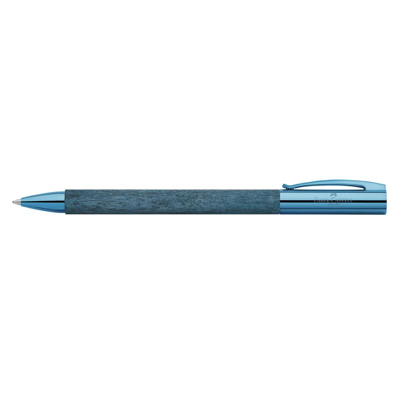 Faber-Castell Ambition 20th Blue Wood Ballpoint Pen - Sfera