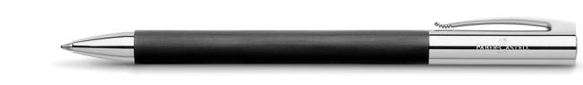 Faber-Castell Ambition Black Resin Ballpoint - Penna a Sfera