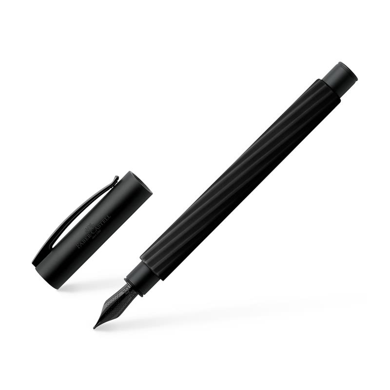 Faber-Castell Ambition Obsidian Black Fountain Pen - Stilografica