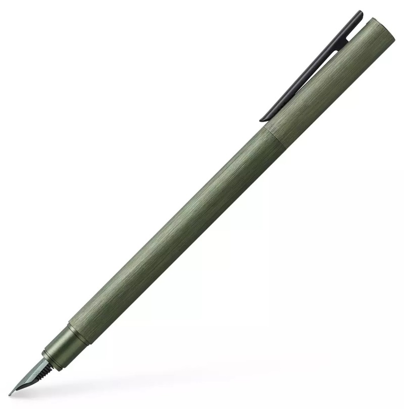 Faber-Castell Neo Slim Fountain Pen - Stilografica Olive Green