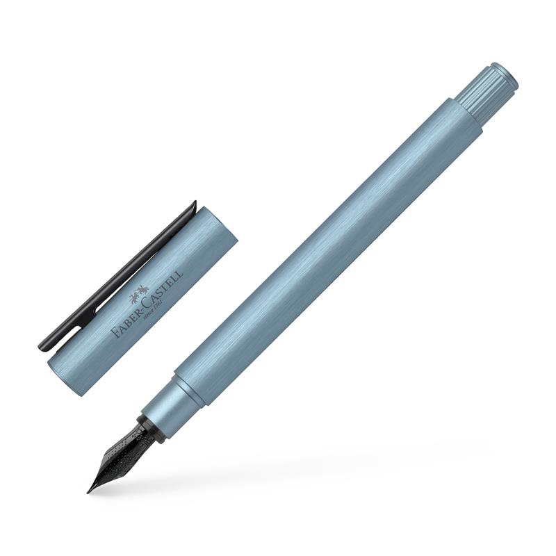Faber-Castell Neo Slim Serenity Blue Fountain Pen - Stilografica
