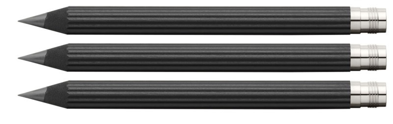Graf von Faber-Castell BOX of 3 Replace Pencil for MAGNUM - black