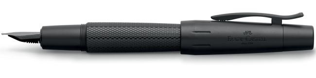 Faber-Castell E-Motion Pure Black - Fountain pen - Penna stilografica
