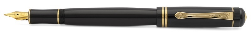 Kaweco Dia2 Black and Gold Fountain pen - Stilografica