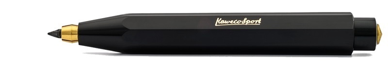 Kaweco Classic Sport Resin Black Gold Sketch Pencil 3,2-mm