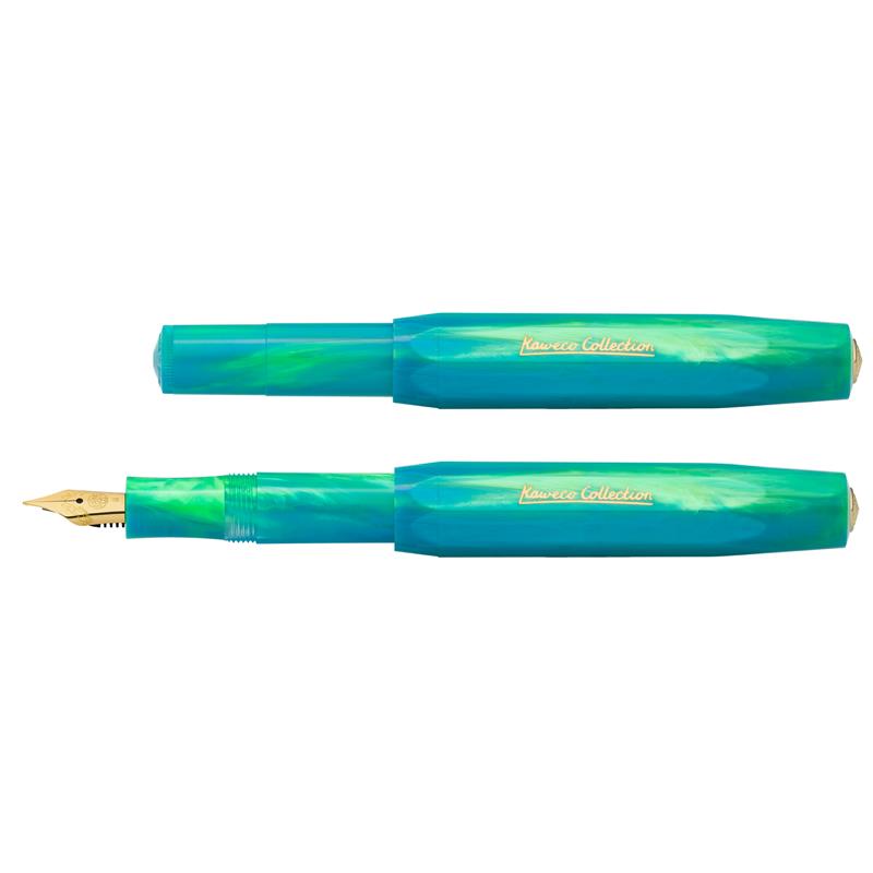 Kaweco Collection Sport Marble Ocean Fountain Pen - Stilografica