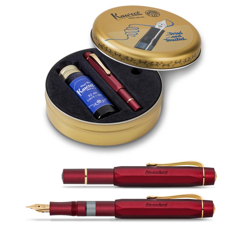 Kaweco AL Sport Piston Filler Bordeaux Special Edition penna stilografica Bordeaux GT