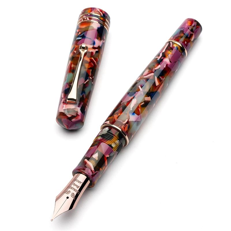 Leonardo MZG Confetti RGT #8 Steel nib Fountain Pen - Stilografica