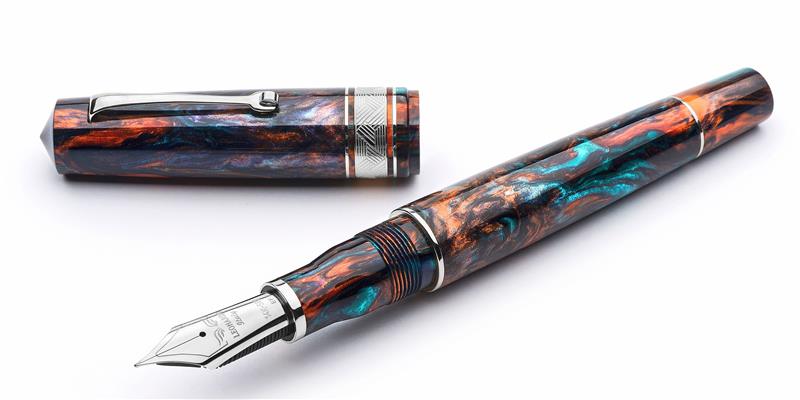 Leonardo Momento Zero Grande Bohemian Twilight ST Oversize #8 Gold nib