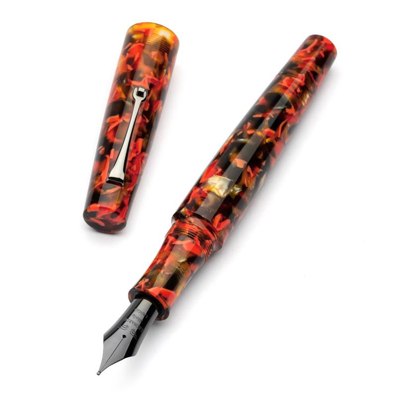 Leonardo Essenza Lava and Amber RT Fountain Pen - Stilografica