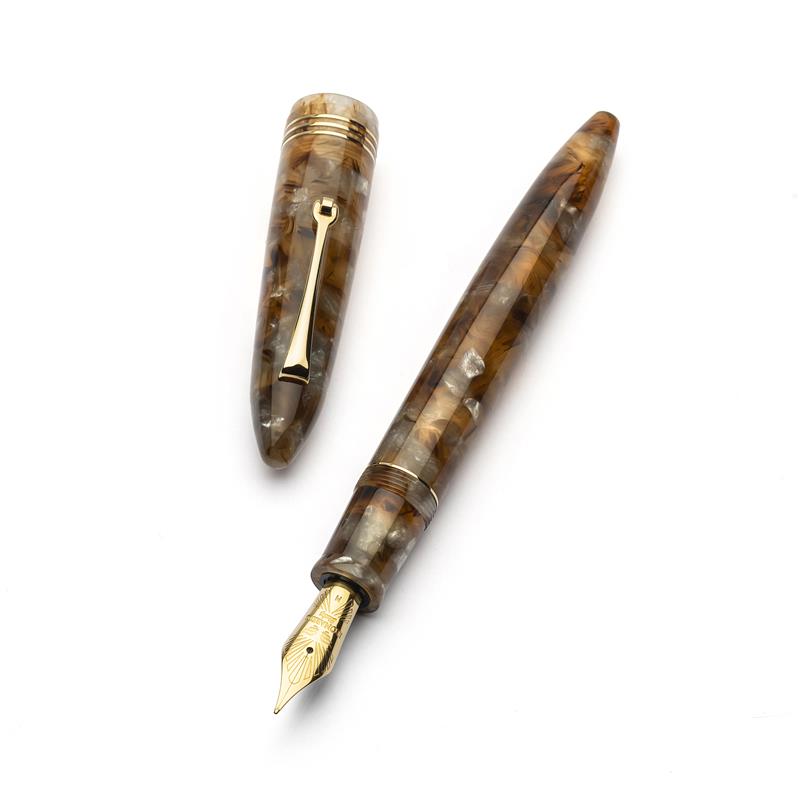 Leonardo Furore Acque Ambrate GT Fountain Pen - Stilografica