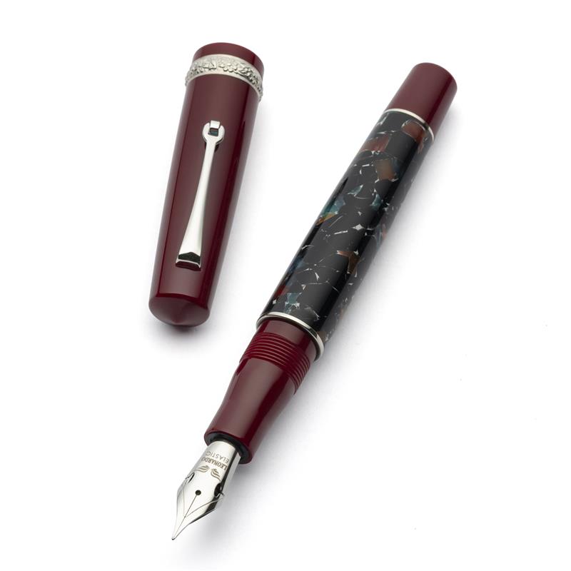 Leonardo x Dolcevita® Momento Zero Marmo Pompei ST Fountain Pen - Stilografica