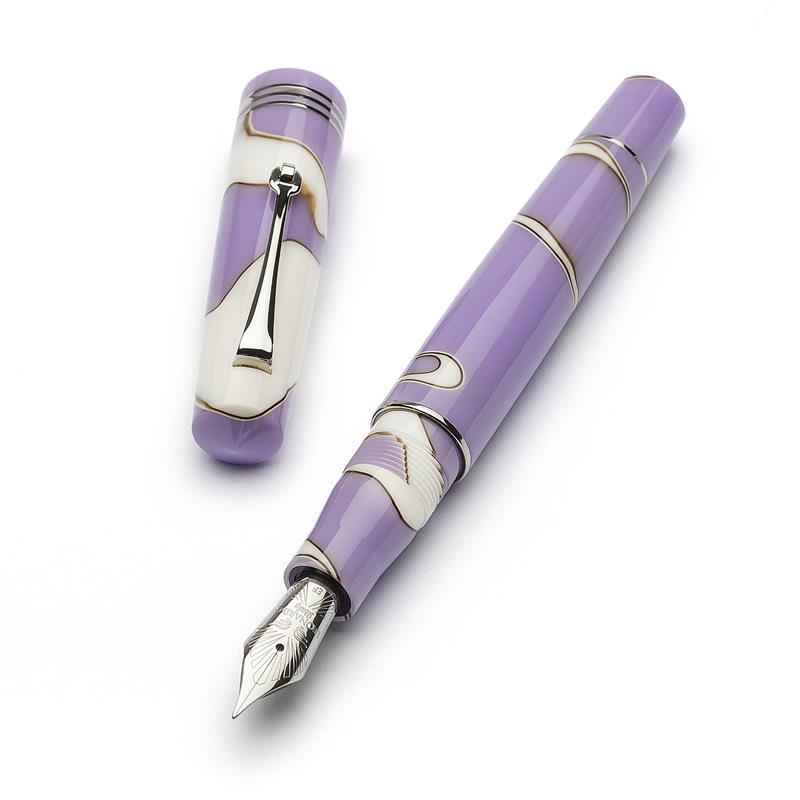 Leonardo Momento Zero Nuvola Lilac ST Fountain Pen - Stilografica
