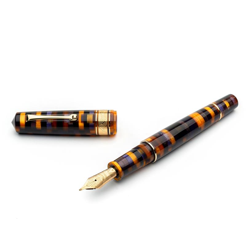 Leonardo Mosaico Anemone GT Steel Nib - Fountain Pen - Stilografica
