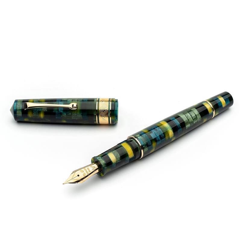 Leonardo Mosaico Baobab GT 14k Gold Nib - Fountain Pen - Stilografica