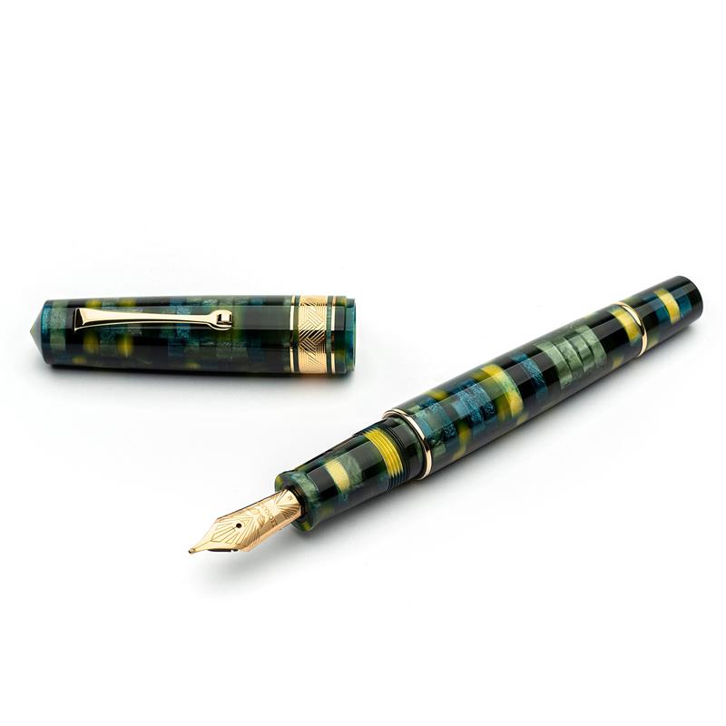 Leonardo Mosaico Baobab GT Steel Nib - Fountain Pen - Stilografica