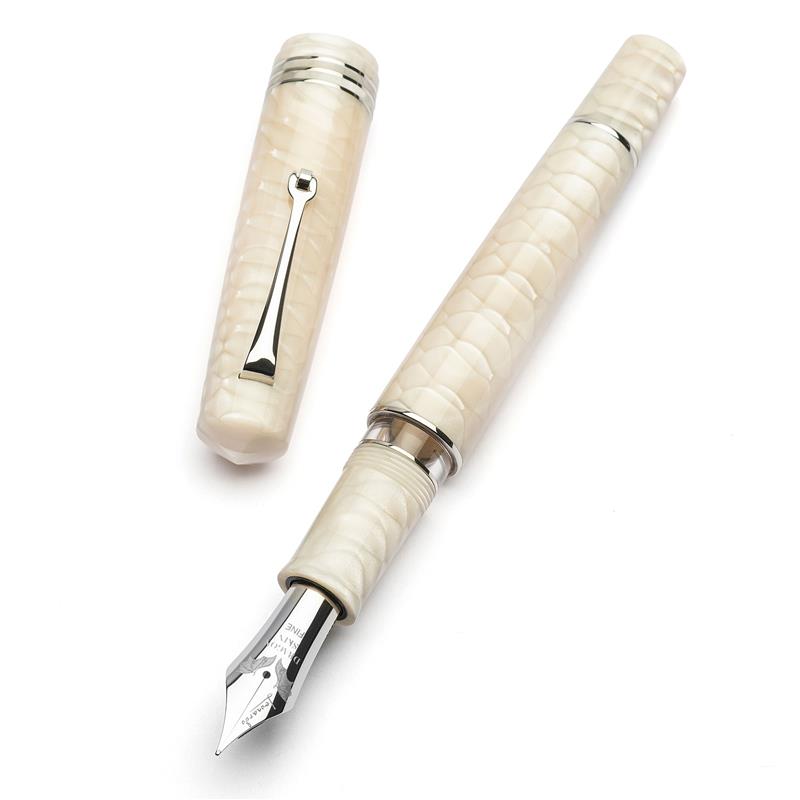 Leonardo MZG2.0 Dragon Skin Ivory – #8 steel nib Fountain Pen - Stilografica