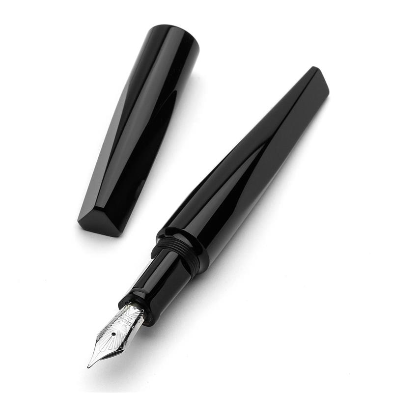 Leonardo Poliedrica Black Fountain Pen - Stilografica