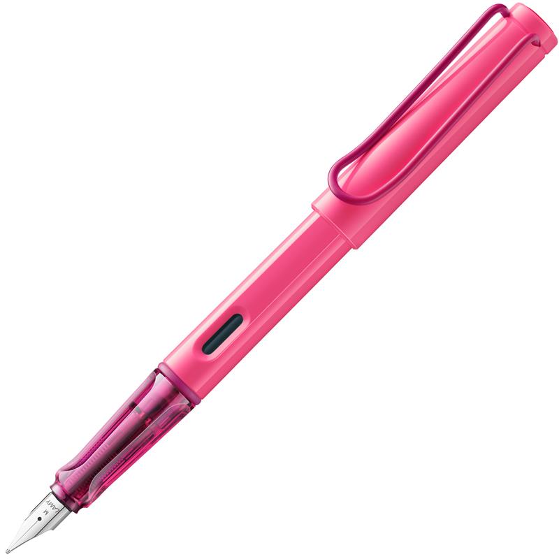 Lamy Safari Neon Pink Fountain Pen - Stilografica