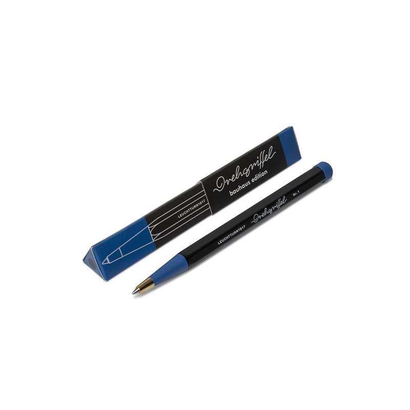 LEUCHTTURM 1917 Bauhaus Edition Black-Royal Blue Ballpoint Pen - Sfera
