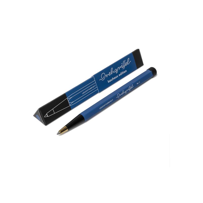 LEUCHTTURM 1917 Bauhaus Edition Royal Blue-Black Ballpoint Pen - Sfera