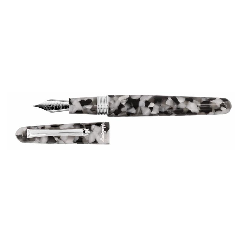 Montegrappa ELMO 01 Special Edition Stonewash Grey Fountain Pen - Stilografica