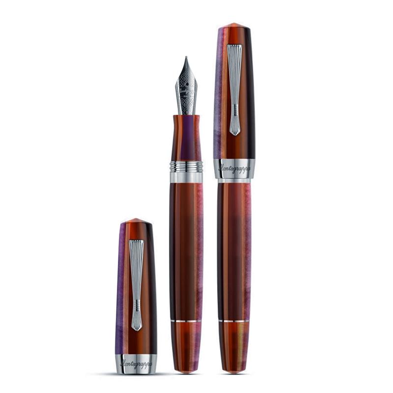 Montegrappa ELMO 02 Plus Seilan Purple Fountain Pen - Stilografica